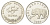 Хорватия 5 кун 2001 бурый медведь, нечетный год KM 11 медь цинк никель  UNC  4660-425
