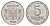 Украина 5 копеек 2003 KM 7b нержавеющая сталь UNC 4633-1113