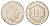 Франция 1 франк 1988 30 лет Пятой Республике, Шарль де Голль KM 963, Le Franc 227.2 никель 4675-752