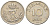 ДАНИЯ 10 ЭРЕ 1958 C;S, ФРЕДЕРИК IX (1947-1972) KM 841,2 медно-никель 201-1218