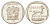 ЮАР 1 ранд 1999 KM 164 медь плакированная никелем aUNC 4627-346