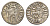 Киликийская Армения трам 1226-1271 Хетум I и царица Забель, держат крест/лев с патриаршим крестом  серебро    1516-933