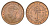 Цейлон 1 цент 1945 KM 111a бронза UNC 25-246