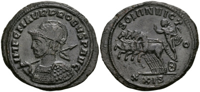 Римская Империя аврелианиан 276 - 282 Проб SOLI INVICTO Сисция about Extremely fine RIC 774 бронза 1073-3-9-3