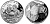 США 1/2 ДОЛЛАРА ( 50 ЦЕНТОВ ) 2008 D, ПТЕНЦЫ ЛЫСОГО ОРЛА KM NEW медно-никель PROOF 00-00