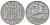 ИСПАНИЯ 10 СЕНТИМО 1945 РЫЦАРЬ НА КОНЕ KM 766 алюминий 119-912