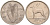 Ирландия 6 пенсов 1964 собака, ирландский волкодав KM 13а медно-никель аUNC 4582-237