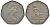 Великобритания 50 пенсов 1969 Елизавета II (1952-2022) KM 913, Spink 4223 (H1) медно-никель 4123-834