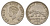 Индия 1/2 рупии 1947 (Точка) - Бомбей, Георг VI (1936-1952) KM 553 никель 4650-726