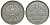 ФРГ 1 МАРКА 1957 D KM 110, J. 385 медно-никель 72-641
