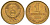 СССР 1 копейка 1985 KM 126a, Schoon 75a алюминиевая бронза UNC 66-765