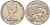 Новая Зеландия 20 центов 1967 Елизавета II (1952-2022), птичка киви KM 36.1 медно-никель 4131-1123