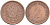 ГЕРМАНИЯ 2 ПФЕННИГА 1874 С, СТАРОГЕРБОВКА KM 2, J.2 медь 4588-335