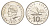 Французская Новая Каледония 10 франков 1972 лодка KM 11 никель UNC 4641-146