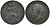 Великобритания 1 фартинг 1917 Георг V (1910-1936), темная отделка KM 808.1, Spink 4059 бронза 4548-1142
