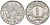 Франция 1 франк 1945 тип Lourde KM 885а, Le Franc 221.6 алюминий 4126-854