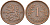 Финляндия 1 марка 1943 республика (1918-1962) KM 30а медь 4591-317