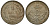 Гондурас 1 реал 1870 КМ 33 медно-никель 272-735