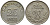 Дания 25 эре 1954 N; S, Фредерик IX (1947-1972) KM 842.1 медно-никель 4398-935