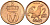 Норвегия 2 эре 1960  КМ 410 бронза    4177-335