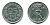 ДАНИЯ 25 ЭРЕ 1966 KM 850 медно-никель 04-925