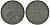 Дания 2 эре 1959 C;S, Фредерик IX (1947-1972) KM 840.2 цинк 4114-533