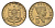 Филиппины 5 сентимо 1974 KM 197 латунь UNC 4668-655