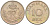 ДАНИЯ 10 ЭРЕ 1957 C; S, ФРЕДЕРИК IX (1947-1972) КМ 841.2 медно-никель 187-637